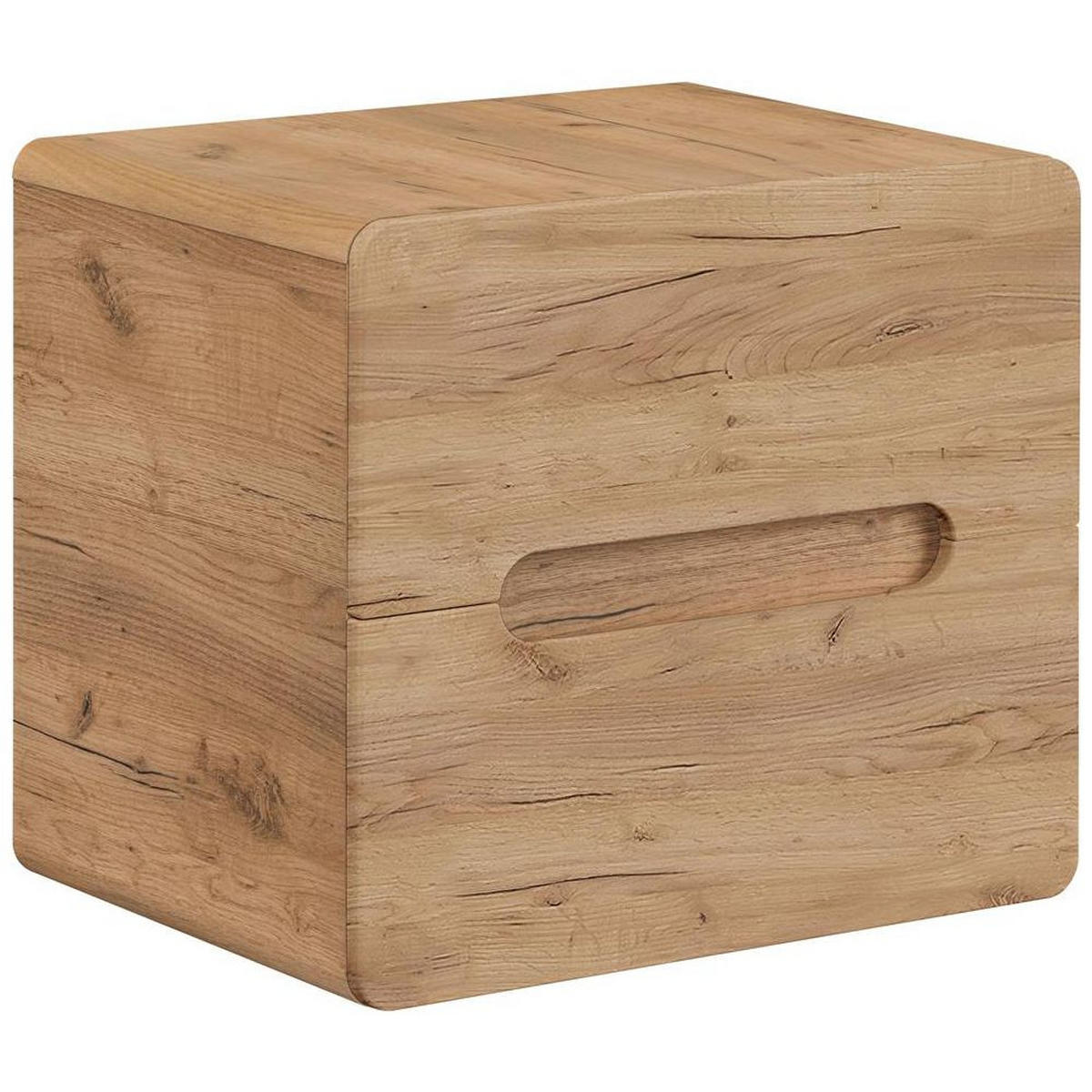 WASCHBECKENSCHRANK Luton-56 - Braun, Holzwerkstoff (60/53/46cm) - Lomado