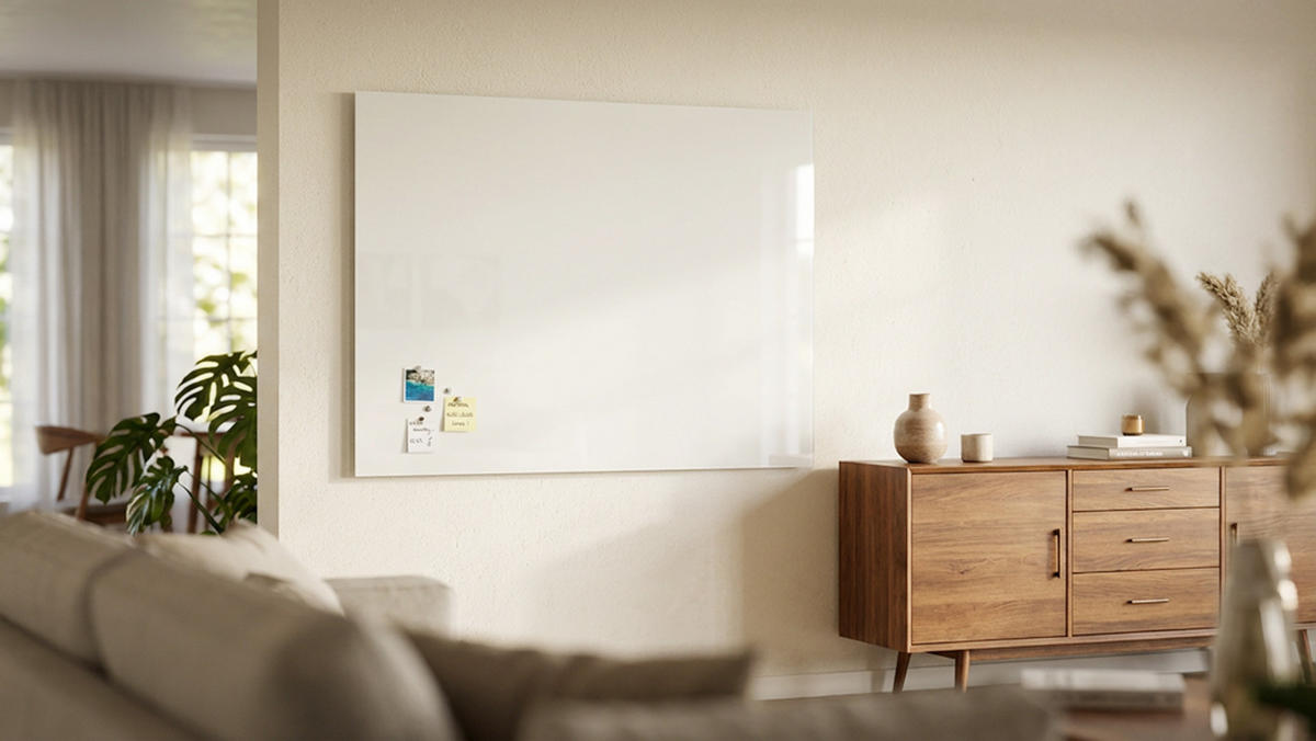 GLASBOARD - Weiß CLASSIC WHITE 150x100cm - Weiß, Glas (150/100/0.7cm) - ALLboards