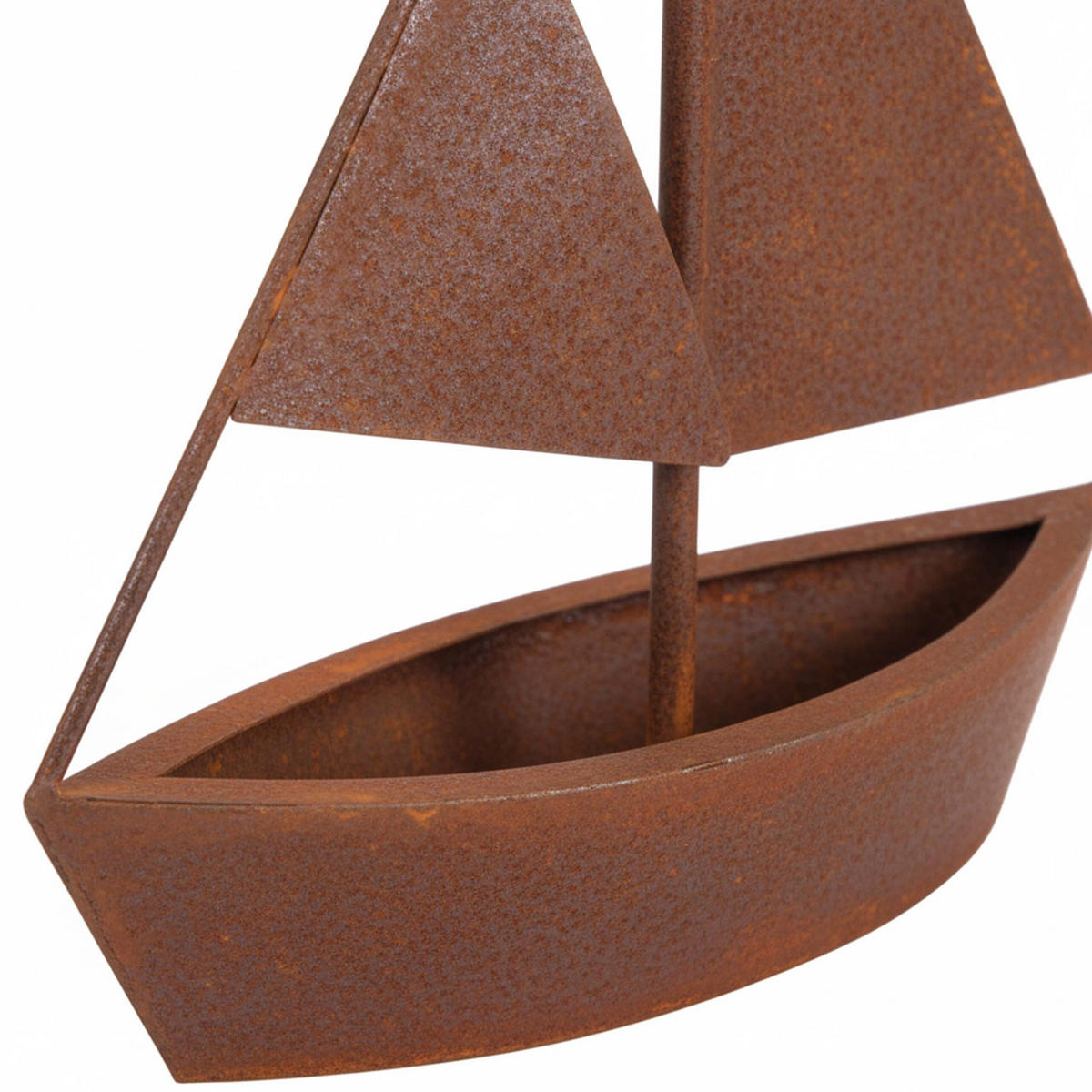 GARTENDEKO - Braun, Metall (43cm) - Relaxdays