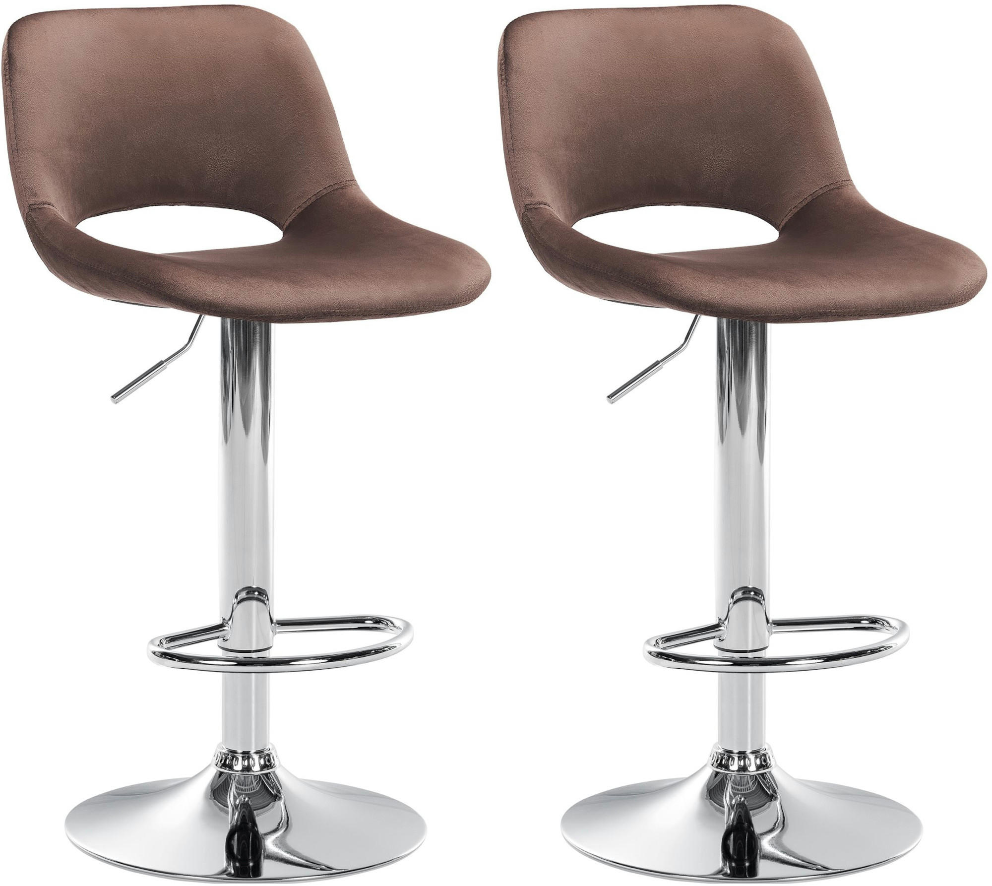 Deluke Barhocker Braun 42x86x46 cm