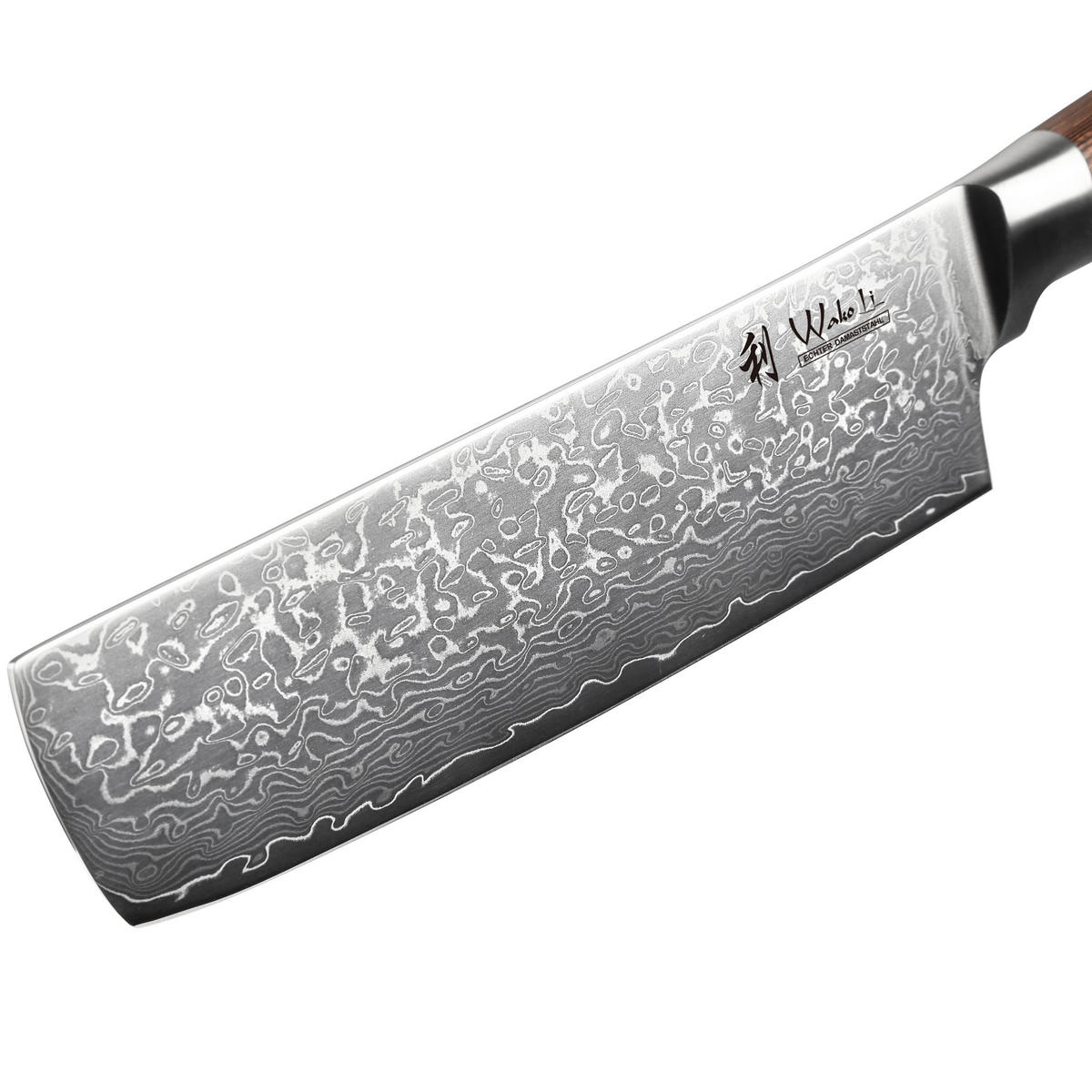 NAKIRIMESSER 18 cm - Braun, Holz/Metall (31cm) - Wakoli