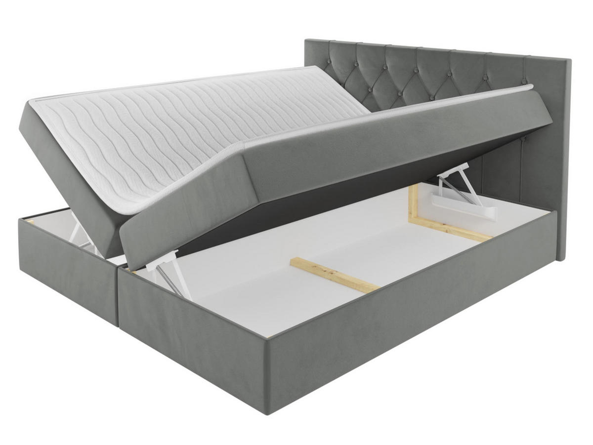 BOXBETT Sky - Beige, Holz (140/200cm) - MIRJAN24