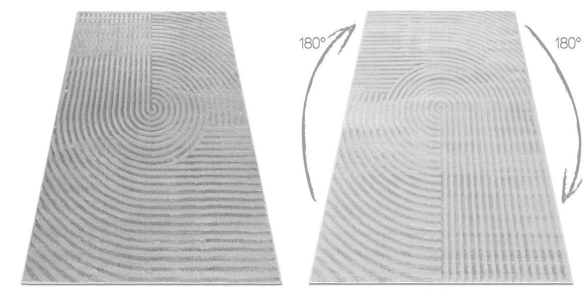 TEPPICH Balance 120/170 cm - Grau, Textil (120/170cm) - rugsX