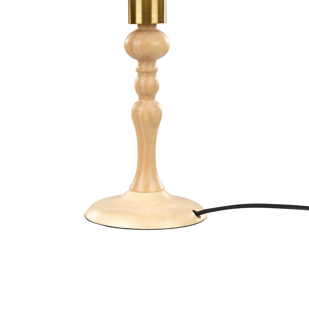 TISCHLAMPE Cooks 24/24/39 cm - Weiß, Holz (24/24/39cm) - Beliani