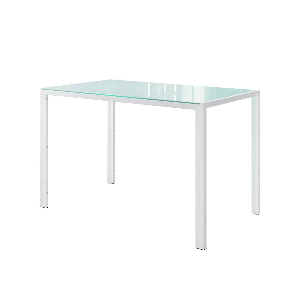 ESSTISCH Grand Weiß - Weiß, Glas (70/120/75cm) - Vicco