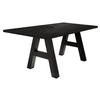 ESSTISCH ausziehbar Elia 7 160 x 90 x 75 Esszimmertisch Schwarzstahl - Schwarz, Holz (160/90/75cm) - 58aufmkessel