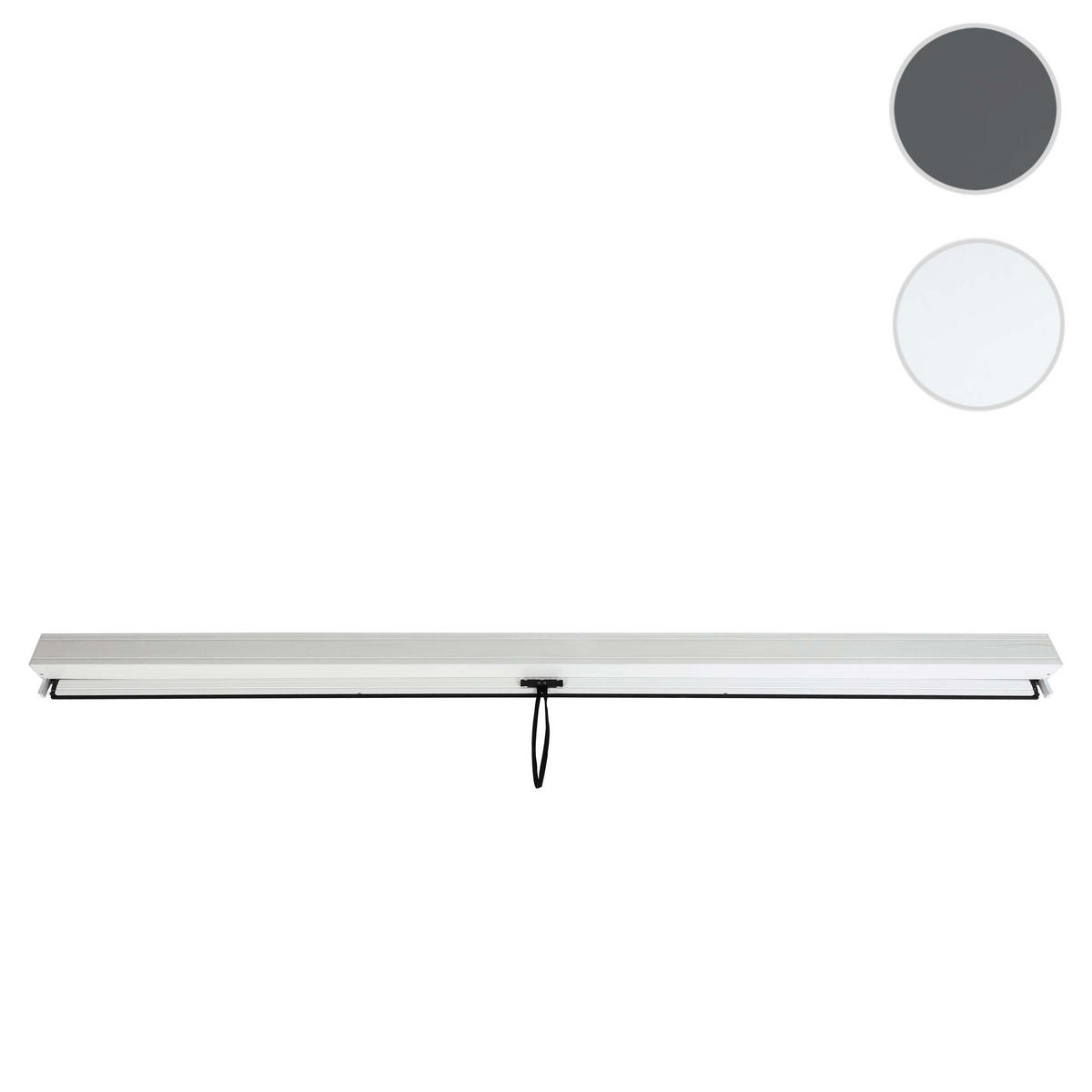 SEITENWAND FÜR PERGOLA Weiß - Weiß, Textil (271/205/1cm) - MCW