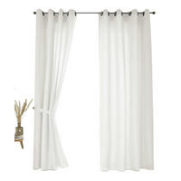 VORHANG 2ER SET BERLIN HxB 245x140cm Creme - Creme, Textil (140/245/245cm) - Gardinenbox