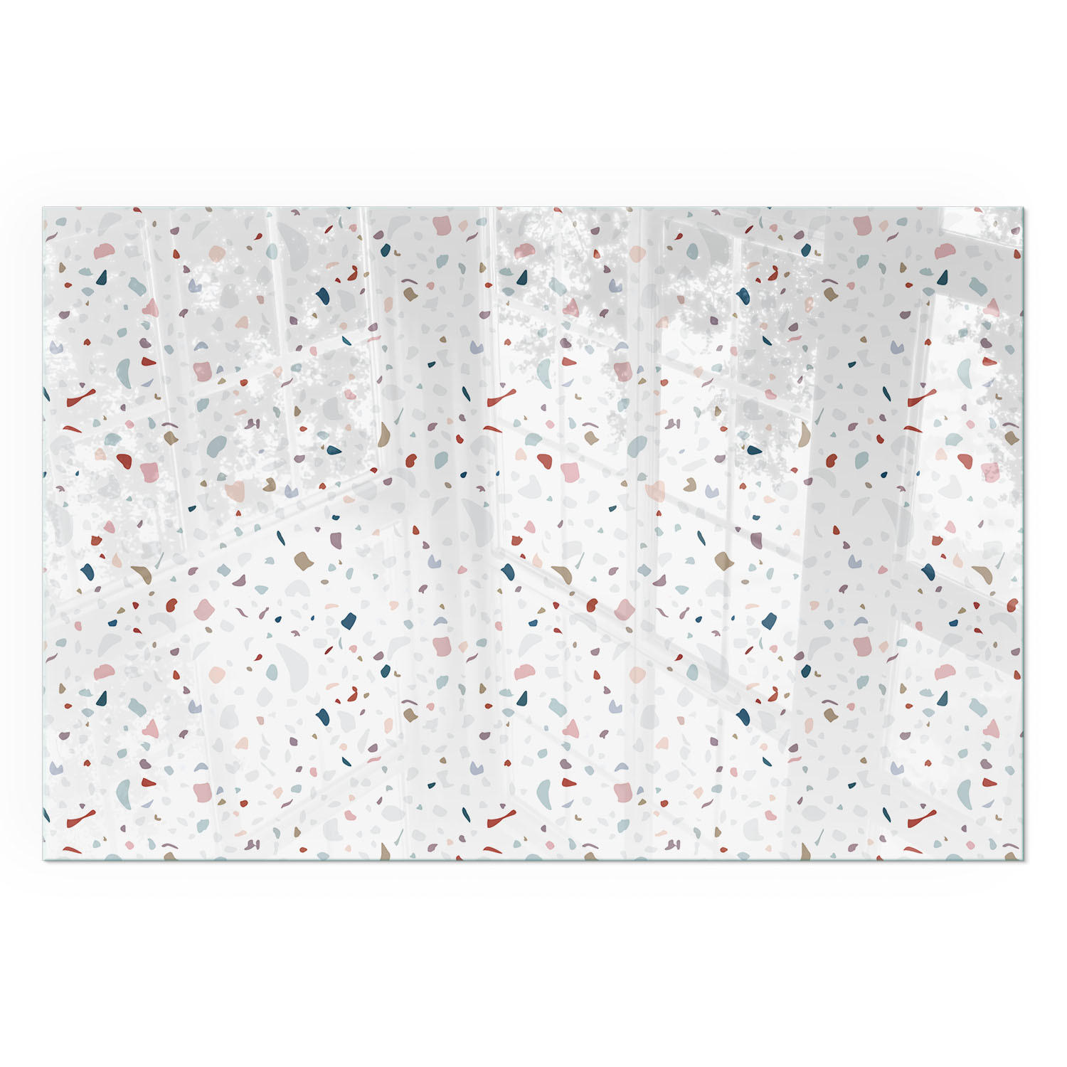 GLASPLATTE für Kamin 120x80 cm - Weiß, Glas (120/80/0.4cm) - TULUP