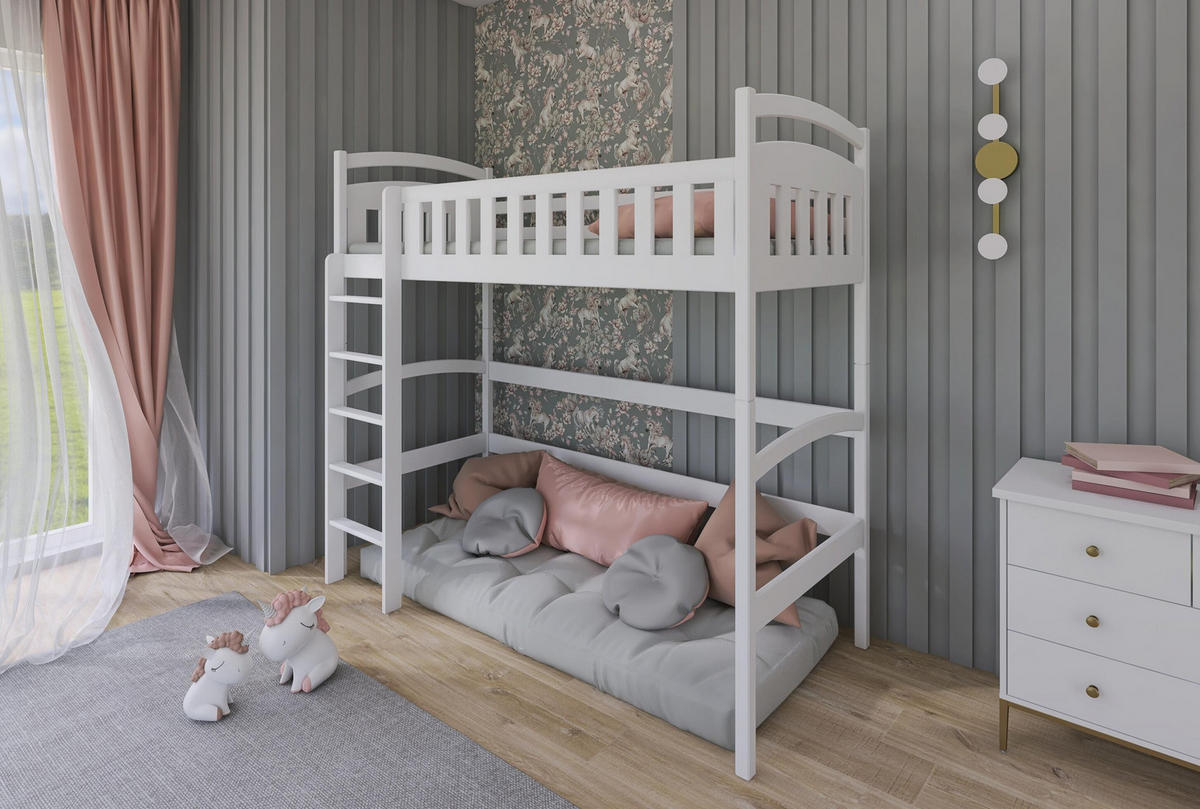 HOCHBETT WEIß - Weiß, Holz (90/200cm) - FURNLUX