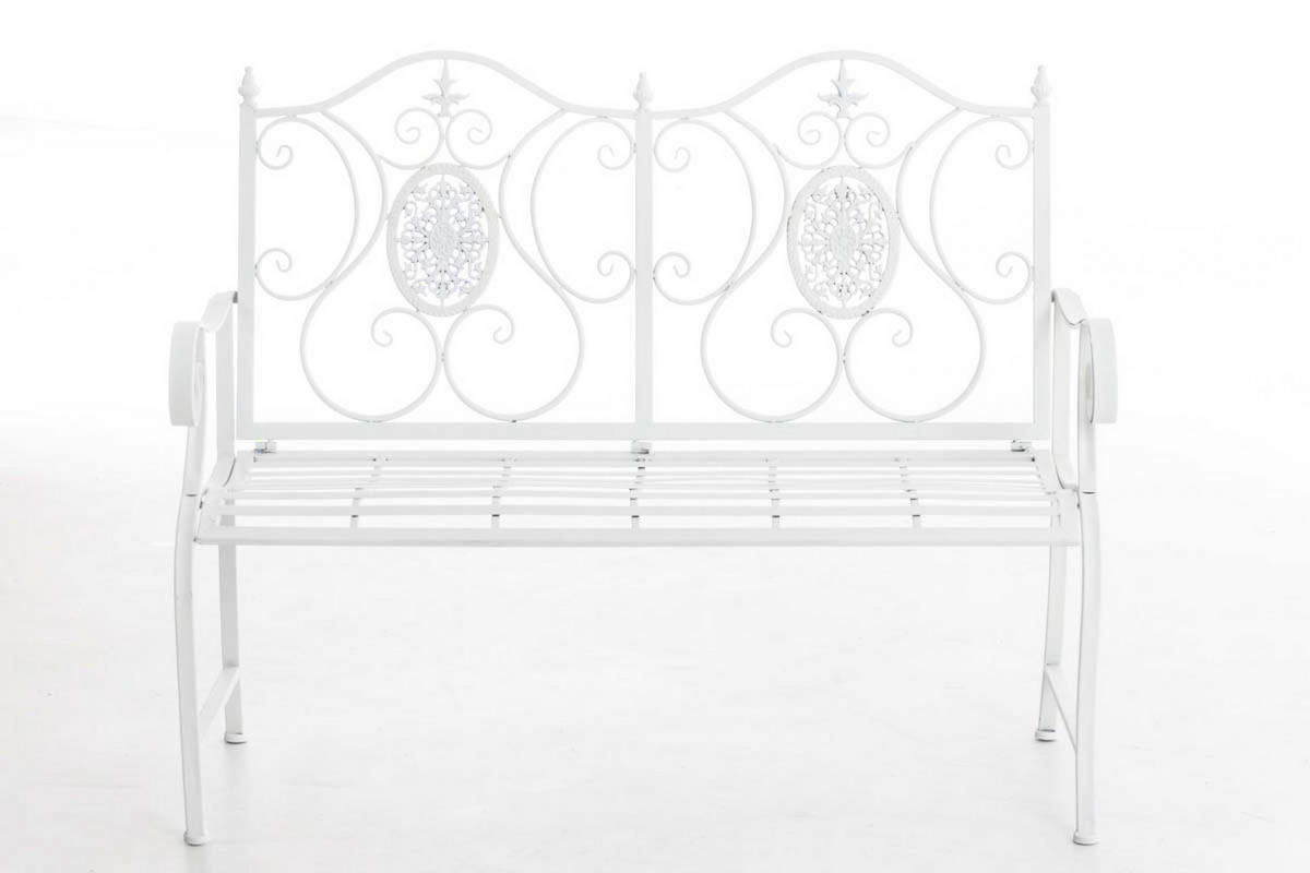 BANK Puncho weiß - Weiß, Metall (116/53/94cm) - TPFGarden