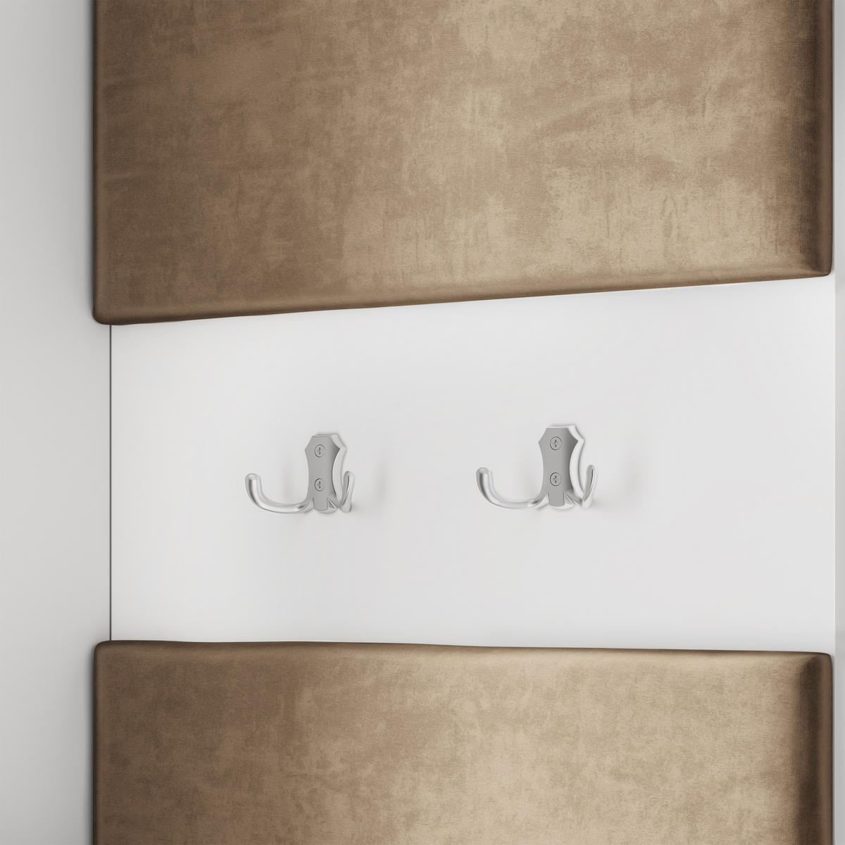 GARDEROBENSCHRANK VIRA 95/181/51 cm Modern Garderobe-Set Eiche Wotan - Beige/Eiche Wotan, Holzwerkstoff (95/181/51cm) - MASSENO