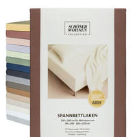 NAPÍNACIE prestieradlo FLAT - biela, textil (200/200cm) - Schöner Wohnen
