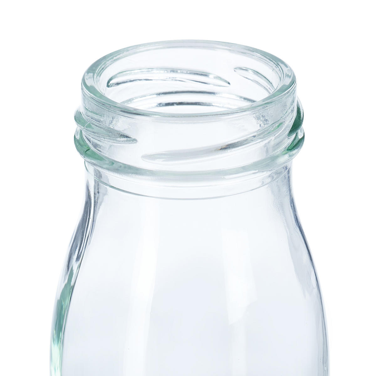 24XFĽAŠE - priehľadné, kov/sklo (0.15L) - Relaxdays