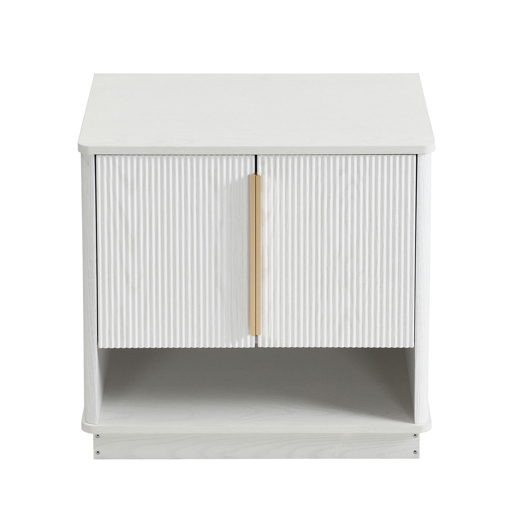 SCHUHSCHRANK Weiß 60/40/61 cm - Weiß, Holzwerkstoff (60/61/40cm) - PANGIVO
