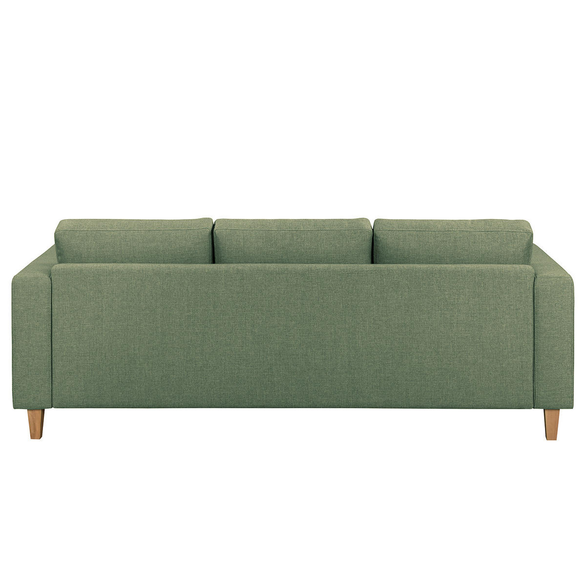 ECKSOFA 2-SITZER mit Longchair - Buchefarben/Pinienfarben, Holz/Buchenholz (214/140cm) - home24