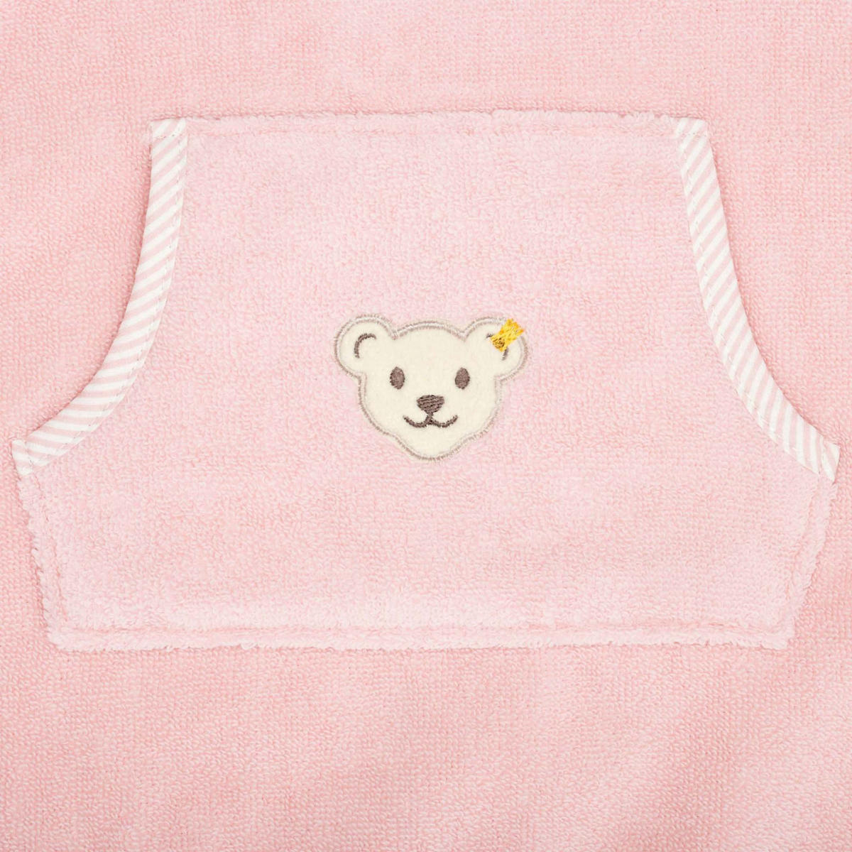 BADEMANTEL Unisex Rosa Baumwolle - Rosa, Textil (Einheitsgrößenull) - Steiff