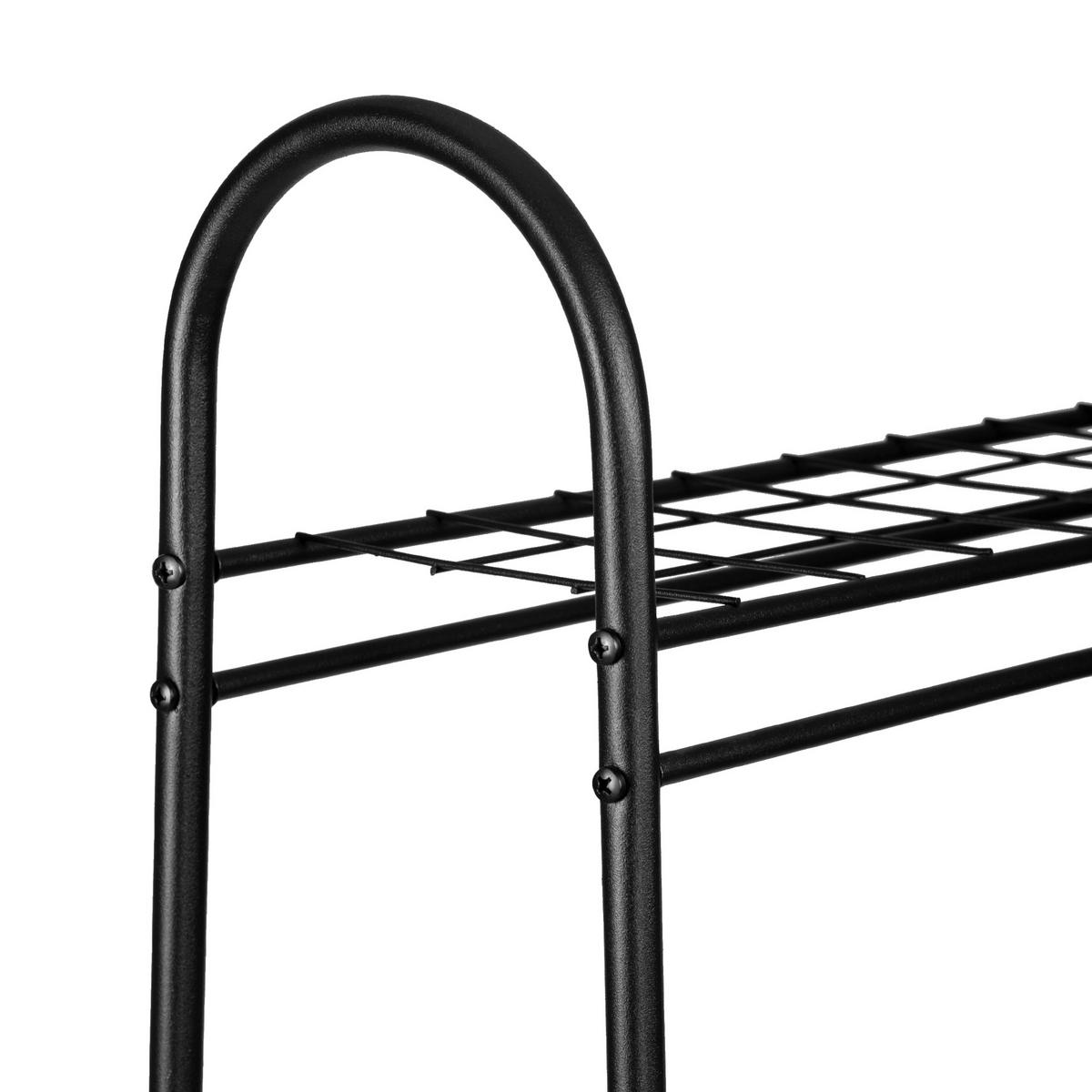 GARDEROBENSTÄNDER Hvorslev - Schwarz, Metall (89/144/33cm) - [en.casa]