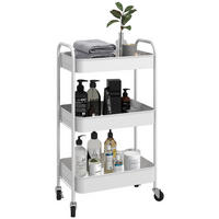 SERVIERWAGEN DE-08498 Weiß - Weiß, Metall (30.6/79/45cm) - ComfortXL
