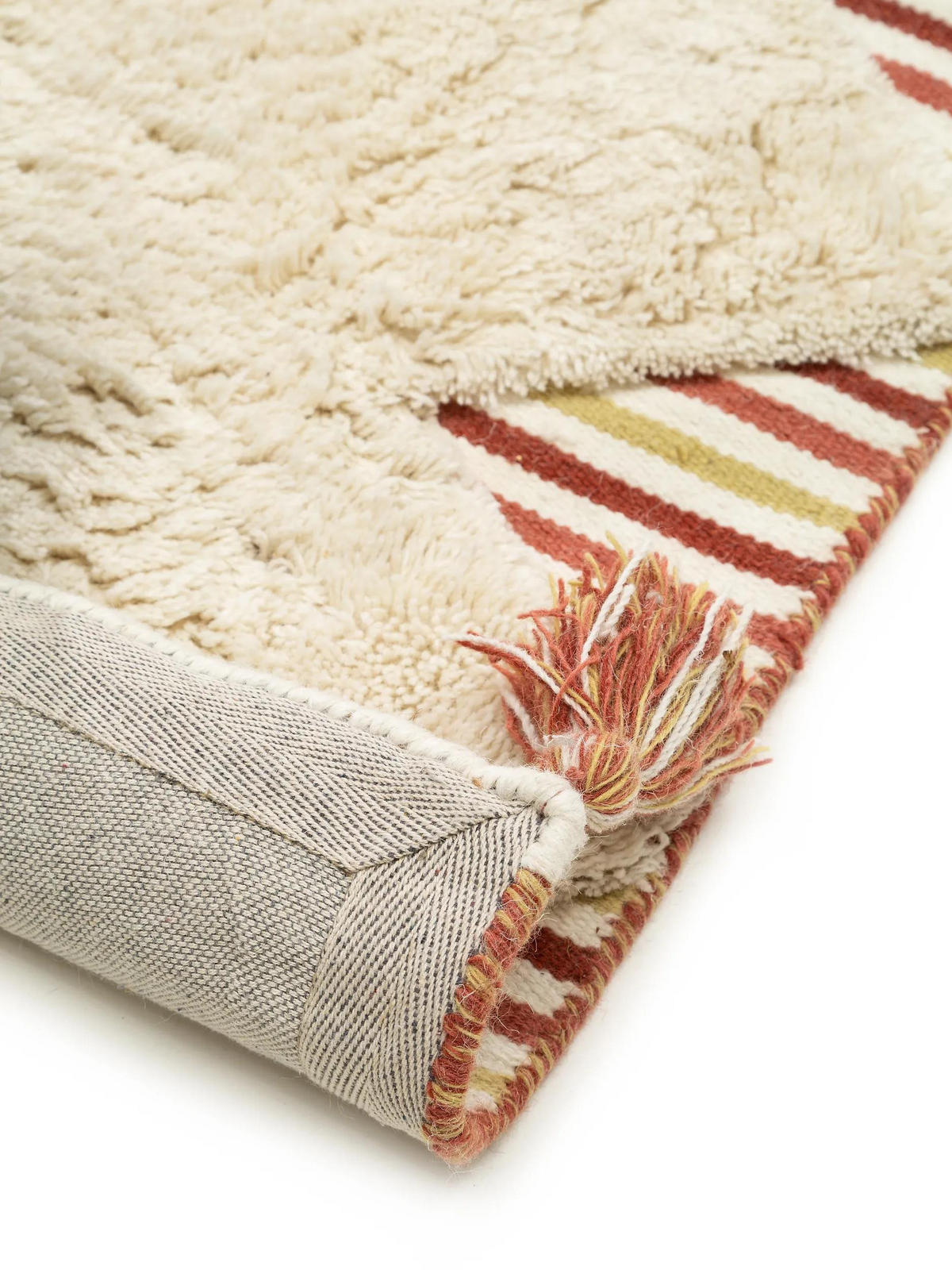 WOLLTEPPICH Floki Ivory 80x150 cm - Creme, Textil (80/150cm) - Lytte