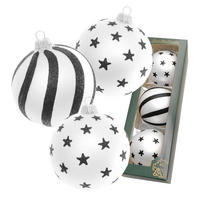 CHRISTBAUMKUGELN Heller Winterzauber Silberfarbig 8cm (Glas / 3 Stk.) - Silberfarben, Glas (7/8/7cm) - Krebs Glas Lauscha
