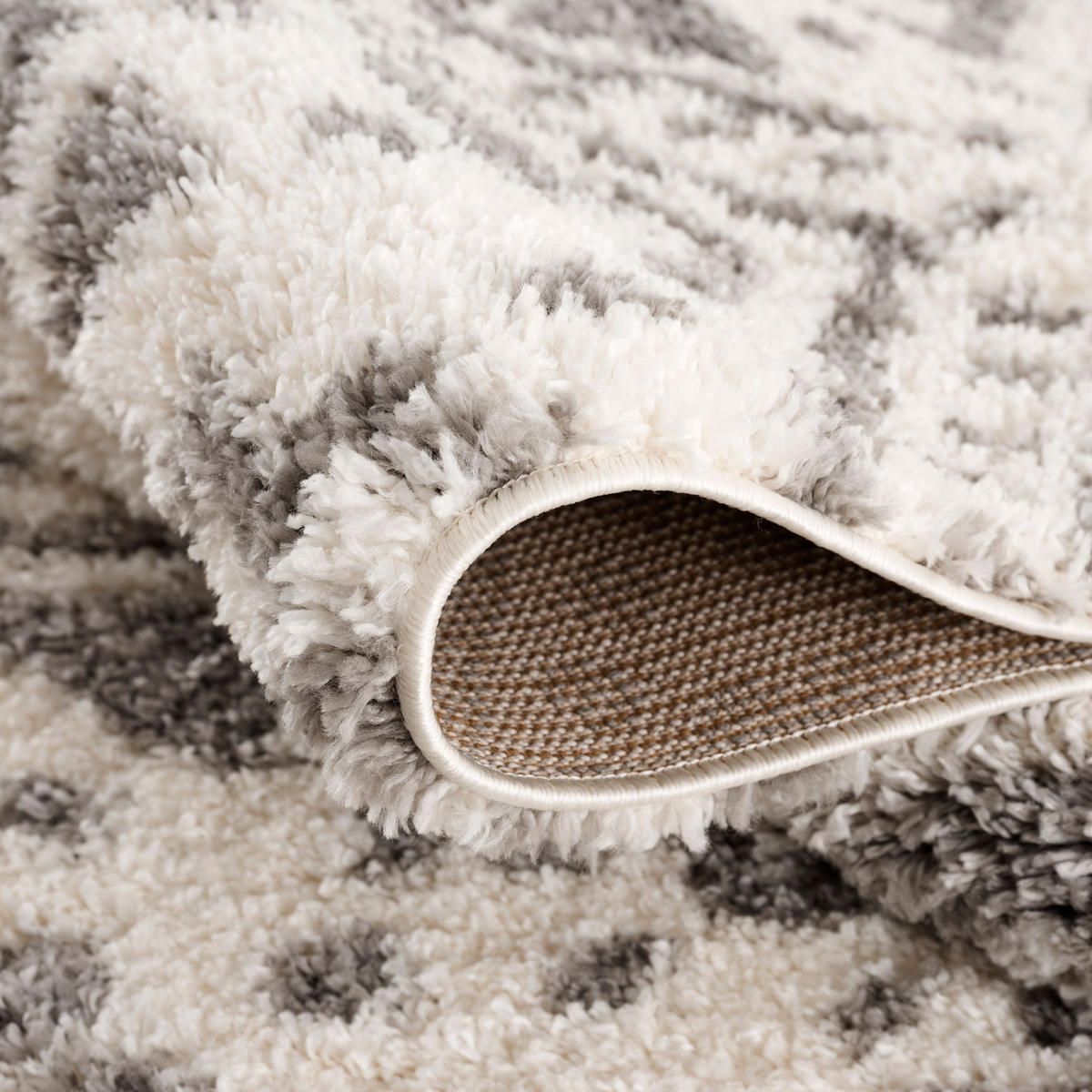 HOCHFLOR-TEPPICH Pulpy 541 Creme 200x290 cm - Creme, Textil (200/290cm) - carpet city