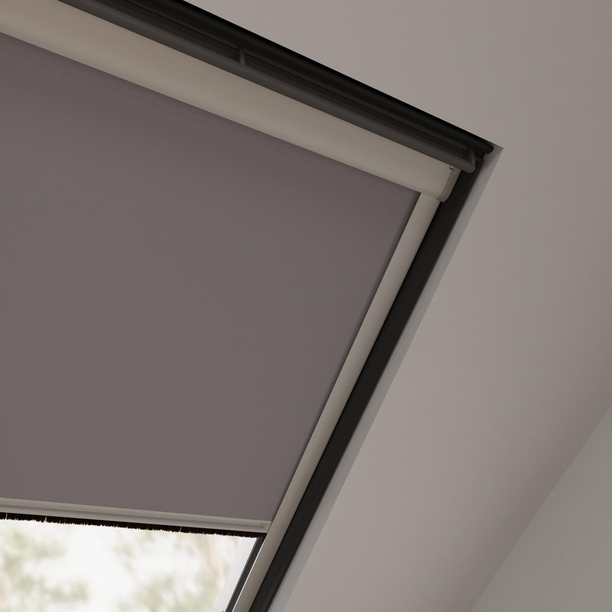 DACHFENSTERROLLO Cocoon Größe: MK08 - Grau, Textil (61/122/5cm) - Cocoon Home Concepts