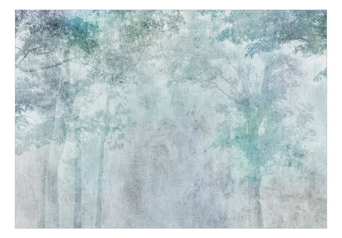 VLIESTAPETE Grün 400/280 cm - Grau/Grün, Textil (400/1cm) - KUNSTLOFT