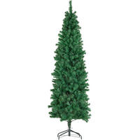 WEIHNACHTSBAUM Comet,pulverbeschichteter Metallständer mit Kunststoffkappen,grün - Grün, Kunststoff (180cm) - tectake