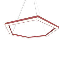 LED-HÄNGELEUCHTE - Rot, Metall (1.6/100/60cm) - Lumicom