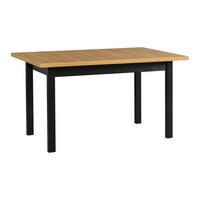 ESSTISCH Modena 1 XL,140-220/80 cm, wotan - Eiche Wotan, Holz (80/140/78cm) - Leaf Design
