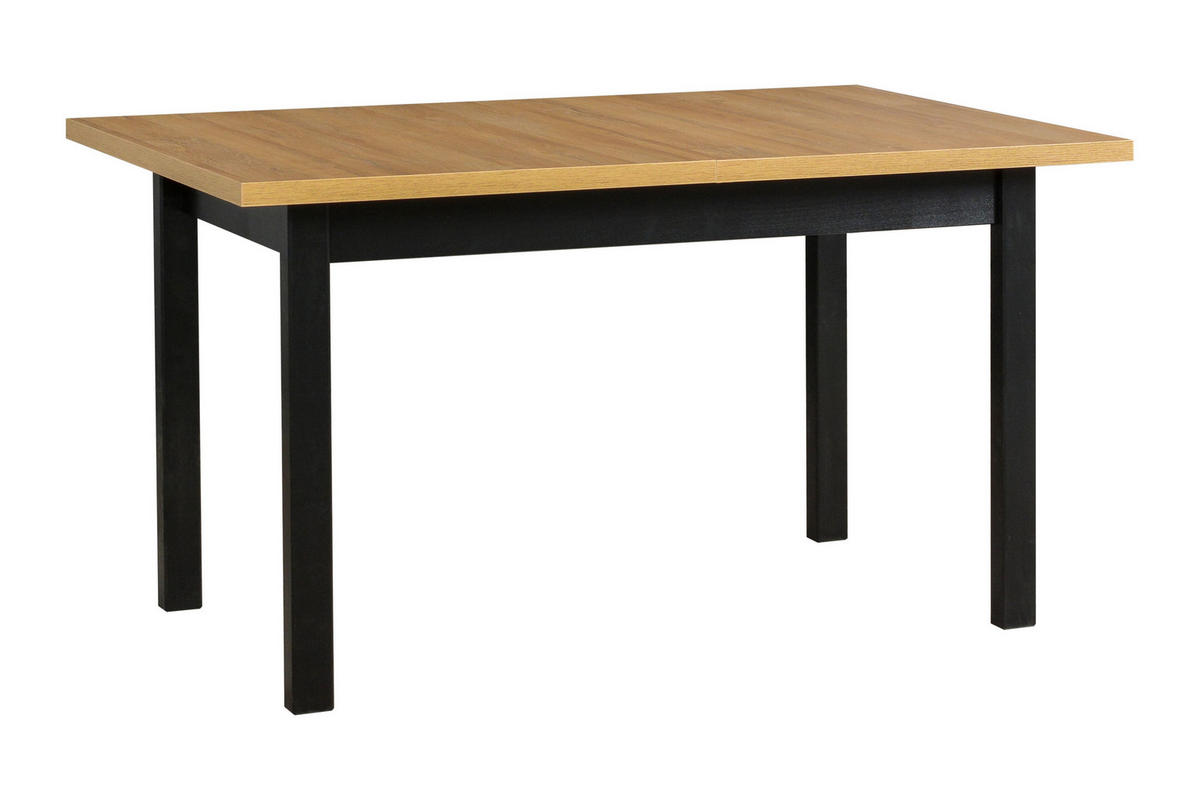 ESSTISCH Modena 1 XL,140-220/80 cm, wotan - Eiche Wotan, Holz (80/140/78cm) - Leaf Design