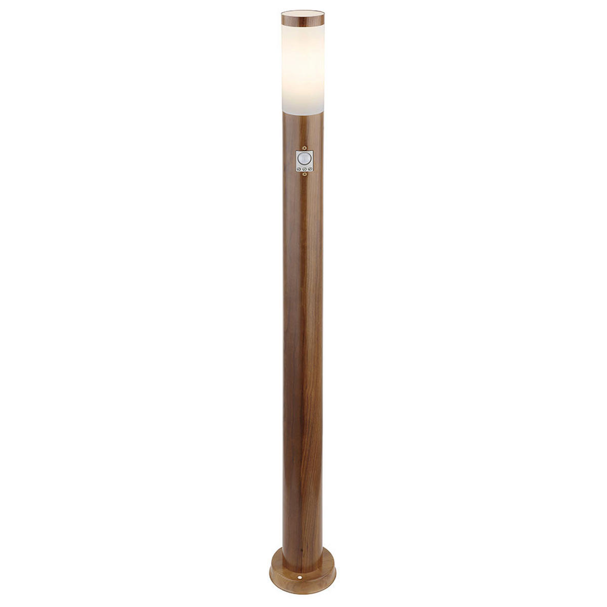 LED STEHLEUCHTE BOSTON Braun Holzoptik 2er Set - Braun, Metall (12.7/12.7/110cm) - Globo Lighting