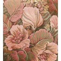 FOTOTAPETE gesticktes Blumenmuster 250 x 279 cm - Pink, Papier (250/279cm) - ESTAhome