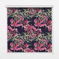 VNÚTORNÁ roleta - okenná roleta - roleta - 60x140 cm - Exotický kvet - pink, plast (60/140/0.5cm) - TULUP