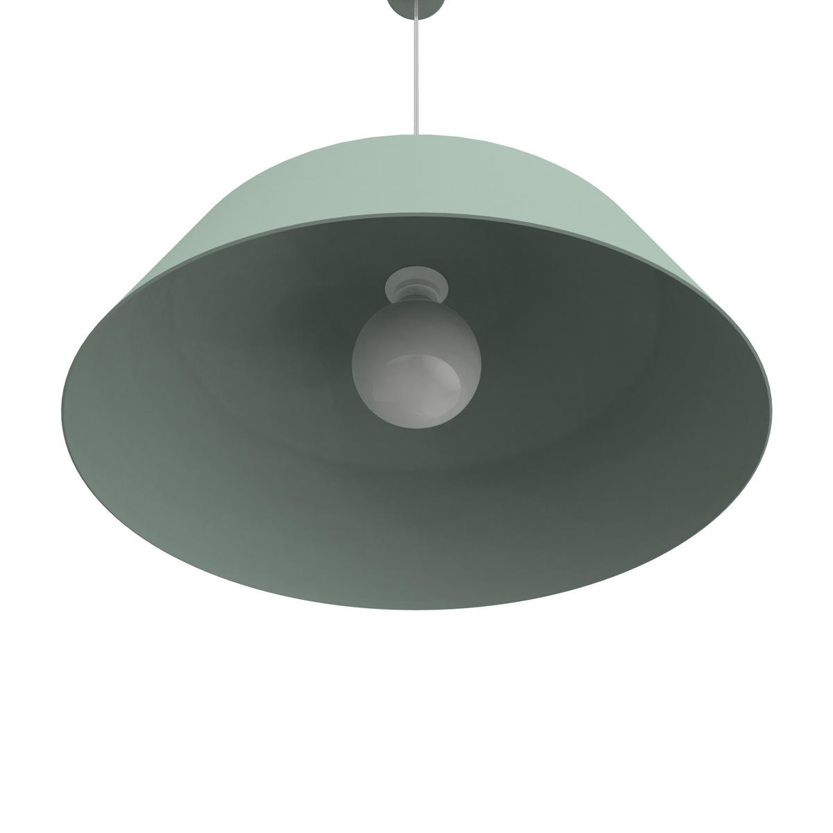 HÄNGELEUCHTE - Grün, Metall (50/50/17cm) - Lumicom