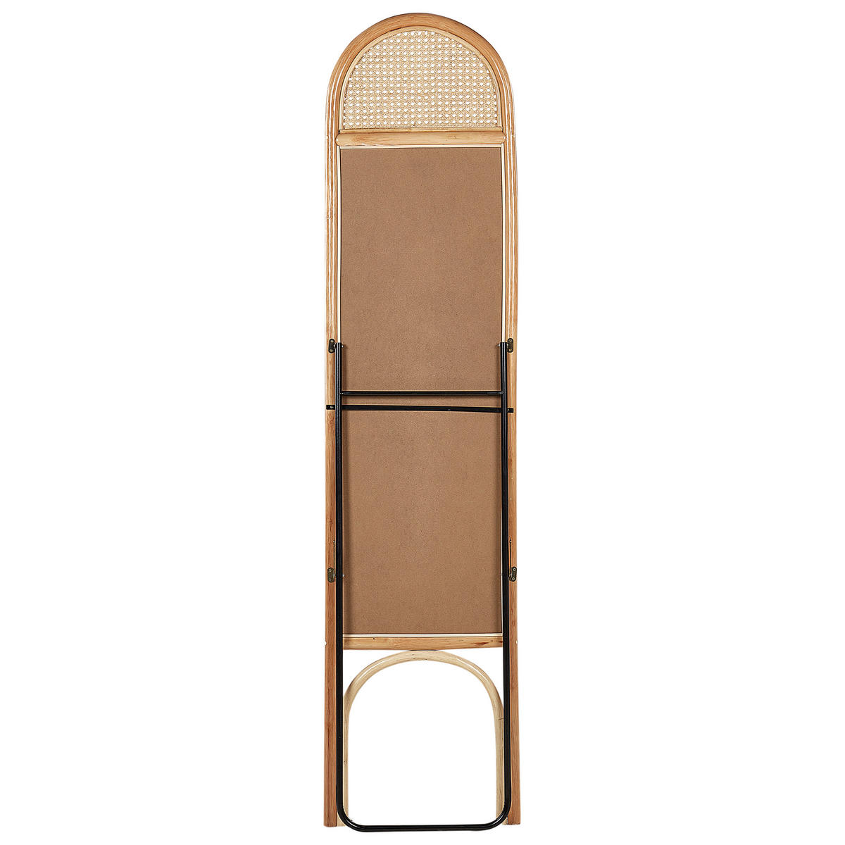 OGLINDĂ PE SUPORT 170 cm ratan culoare naturală Brussey - culoare naturală, materiale naturale (41/170/3cm) - Beliani
