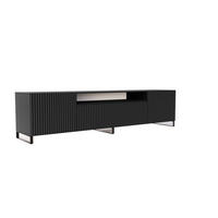 TV-SCHRANK NOE - Schwarz, Holzwerkstoff (200/53/41cm) - Meblini