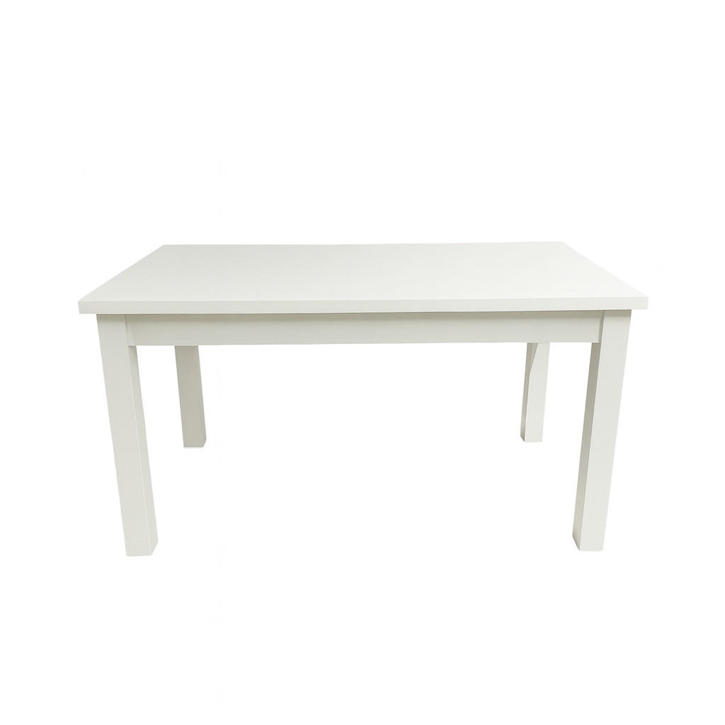 ESSTISCH Weiß rechteckig ausziehbar 120-160x80 - Weiß, Holz/Holzwerkstoff (80/120/76cm) - SIMKAM Furniture