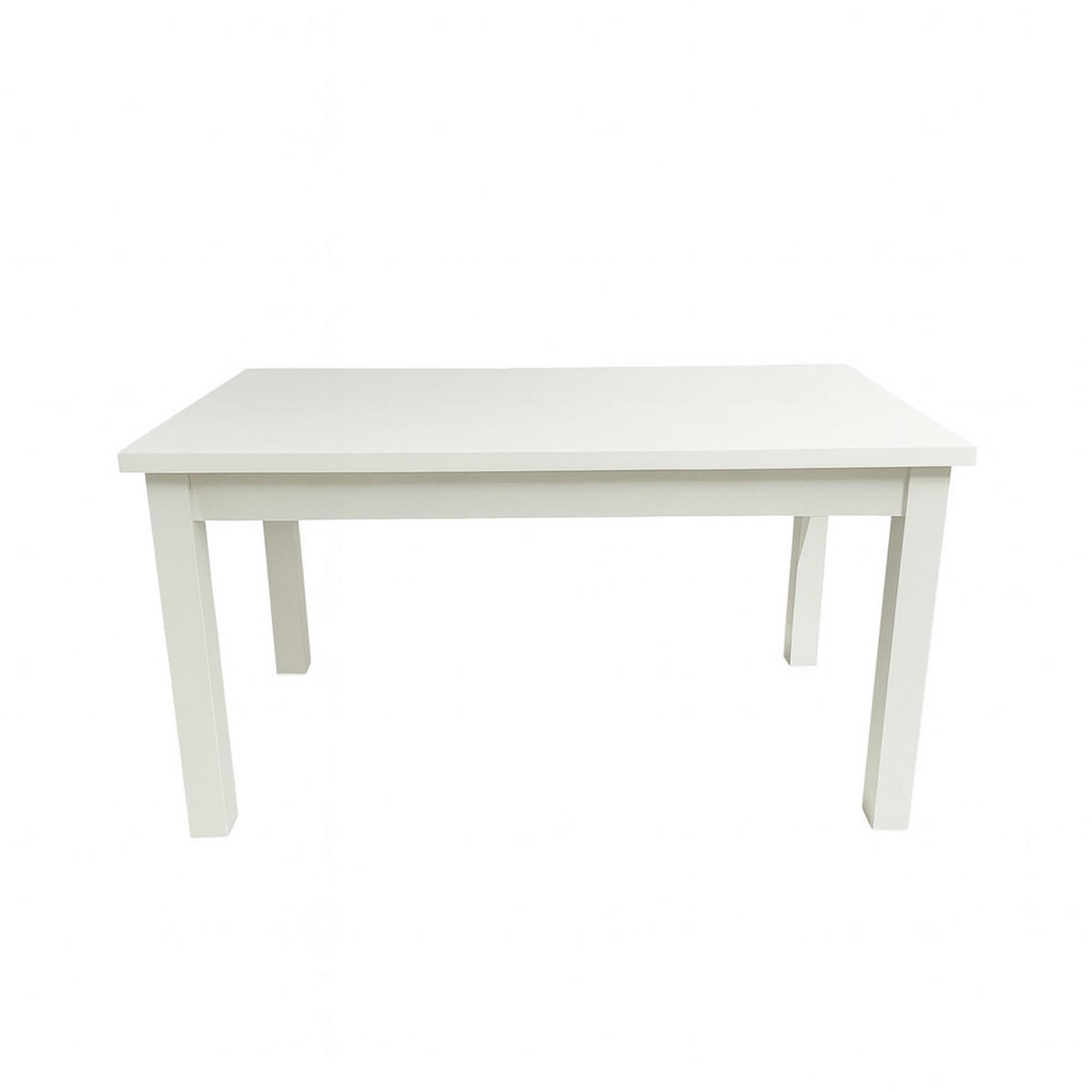 ESSTISCH Weiß rechteckig ausziehbar 140-180x80 - Weiß, Holz/Holzwerkstoff (80/140/76cm) - SIMKAM Furniture