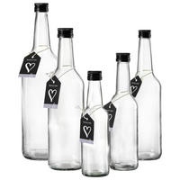 FLASCHEN-SET Mara transparent 5er Set - Transparent, Glas (2/2/2cm) - Ritzenhoff Breker