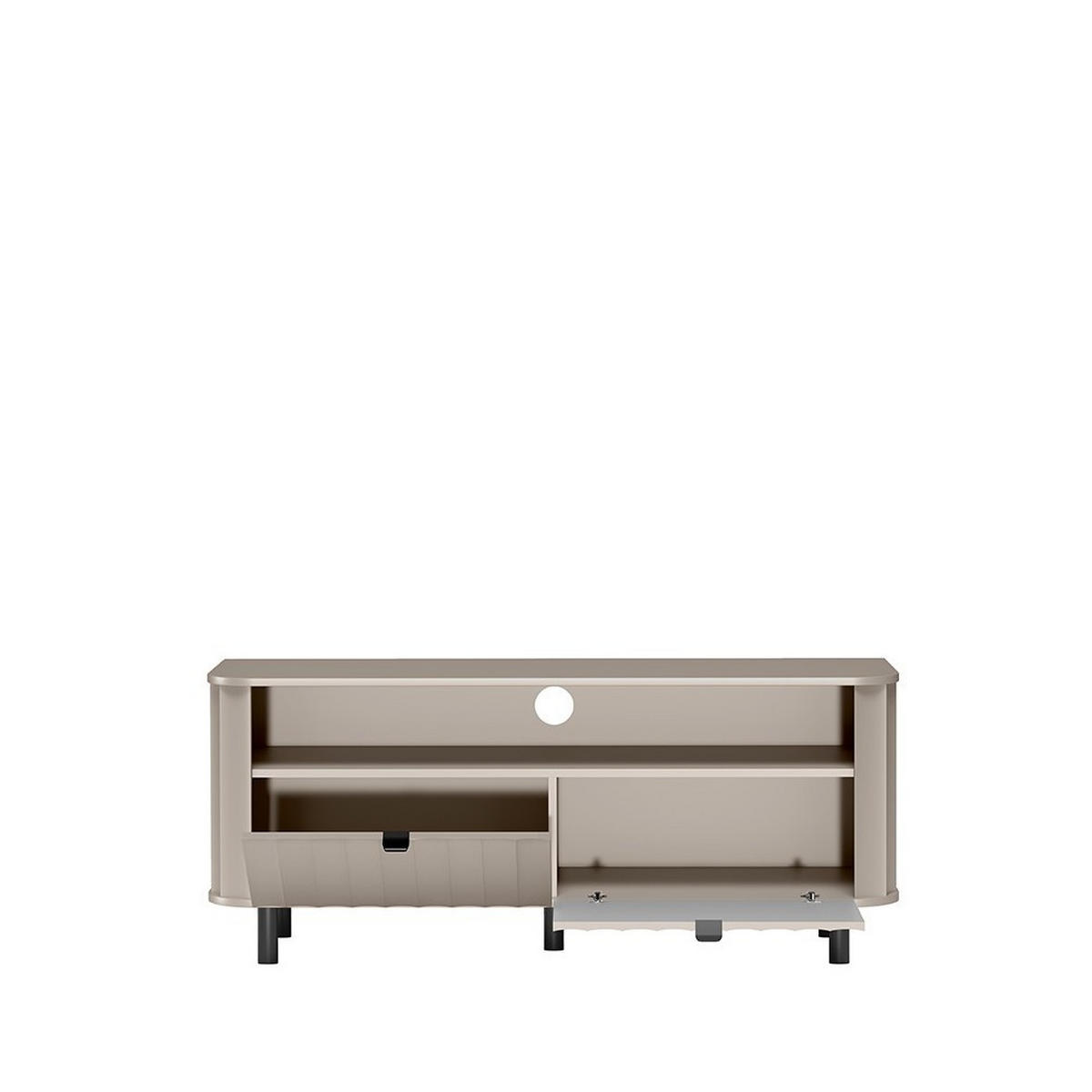 LOWBOARD MODERNO 137/57/40,5 cm, Beige - Beige, Holzwerkstoff (137/57/40.5cm) - MASSENO