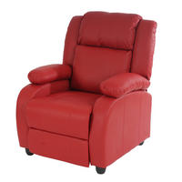 RELAXSESSEL Rot - Rot, Textil (84/102/93cm) - MCW