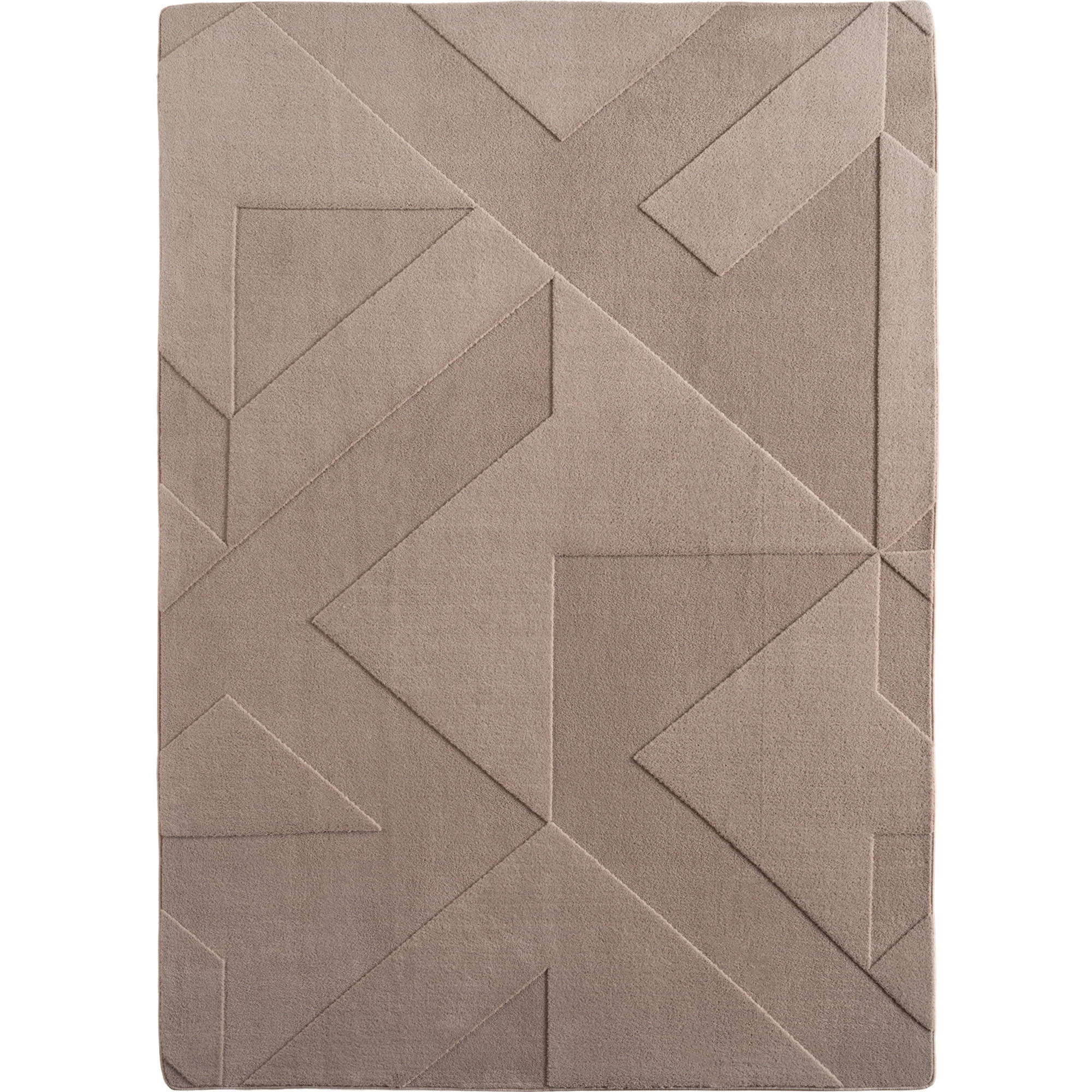 TEPPICH Waschbar Geometrisch Modern Schlafzimmer Strapazierfähig Beige 200x290 cm Flur – LAVAREDO - Beige, Textil (200/290cm) - KADIMA DESIGN
