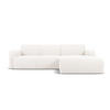 ECKSOFA rechts Molino aus Boucle weiß 4 Sitzplätze - Weiß, Textil (170/250cm) - Micadoni