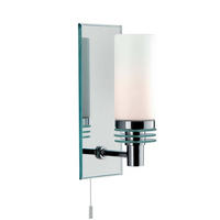 LED WANDLEUCHTE Lima Chrom Silber - Silberfarben, Glas (9/22.5/12cm)