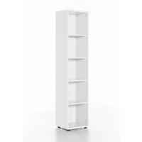 AKTENREGAL Tiger XL 182x40x34 cm 5 Fächern Weiß - Weiß, Holz (40/182/34cm) - PROREGAL