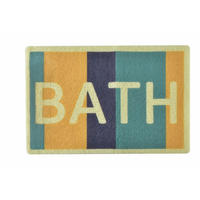 BADTEPPICH Zac Mehrfarbig 58/38/2 cm Textilien - Multicolor, Textil (38/58cm) - Mondex