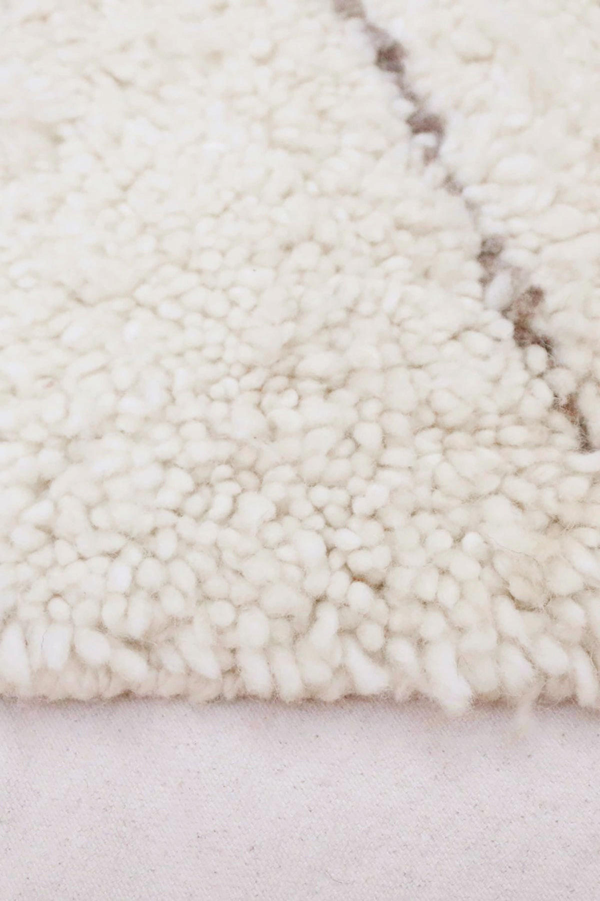 BERBERTEPPICH aus reiner Wolle 166x 310 cm - Beige, Naturmaterialien (166/310cm) - AFK Living