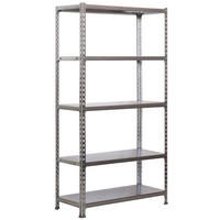 SCHWERLASTREGAL Metal Shark HxBxT 180 x 90 x 30 cm Fachlast 180 kg Grau - Grau, Metall (90/180/30cm) - PROREGAL
